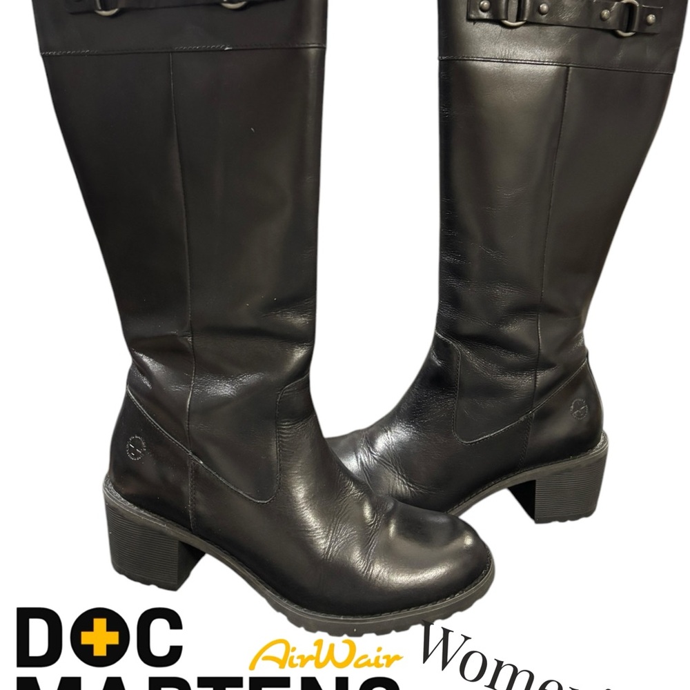 Dr. Martens Women's Black Leather Boots